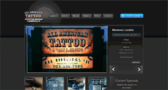 Desktop Screenshot of allamericantattoostudio.com